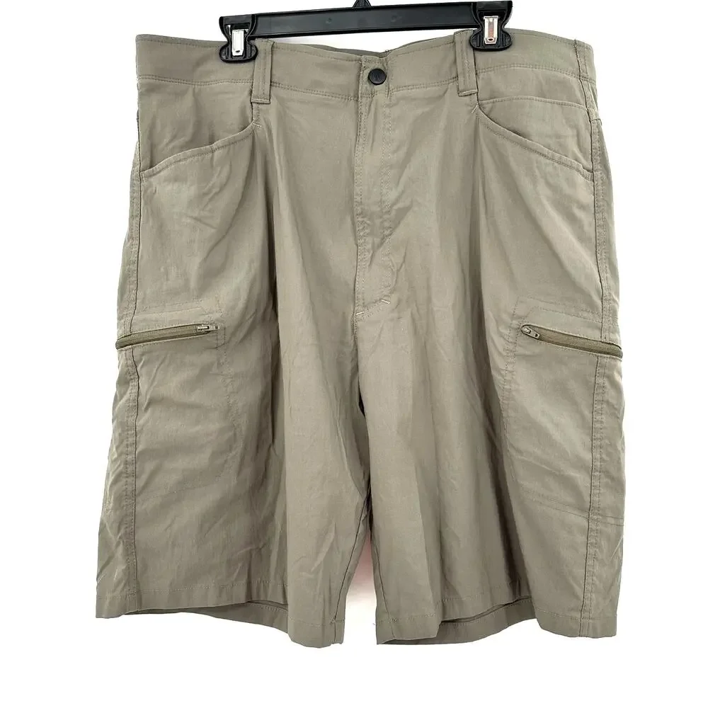 Wrangler Size 40 Shorts‎ Brown Cargo Outdoor Uniform Workwear Casual Business